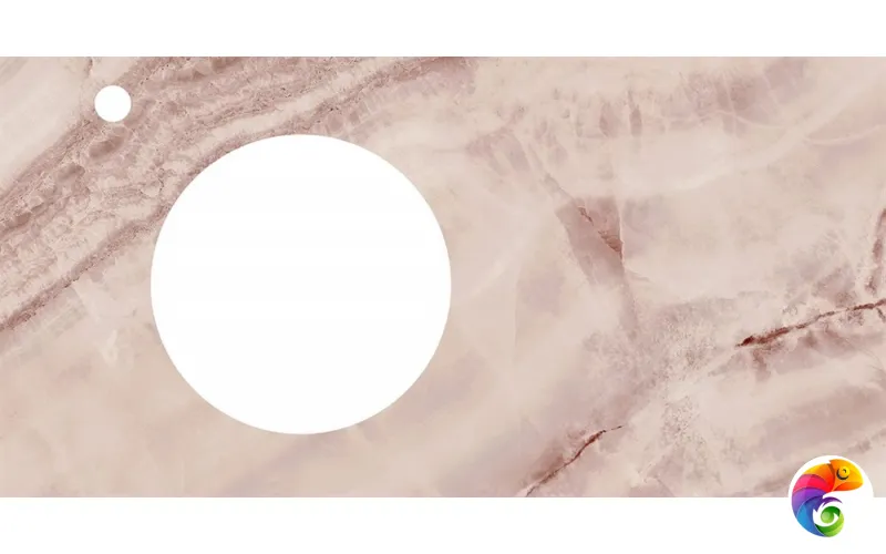 CO2.1.VT278\97 Спец. изделие декоративное CONO Onice розовый 97, без отверстия под смеситель