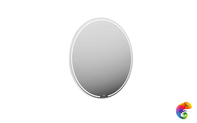 MIO.mi.80D\WHT Зеркало MIO круглое с диммером 80, белое