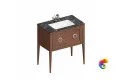 PL.CN.80.1\NUT.M Тумба PLAZA Classic NEO напольная с ящиком 80, орех матовый