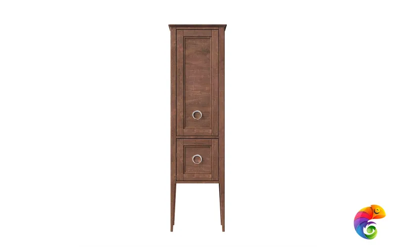 PL.CN.175\NUT.M Пенал PLAZA Classic NEO напольный 175, орех матовый