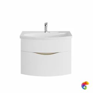 RV.80\WHT.M Тумба RIVA 80 см, белая матовая