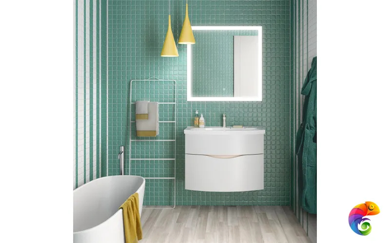 RV.80\WHT.M Тумба RIVA 80 см, белая матовая