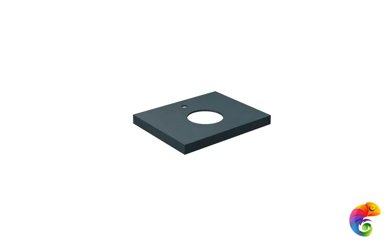 CN60.DD507320R Спец. изделие декоративное из керамогранита Про Чементо 60x48, синий тёмный матовый