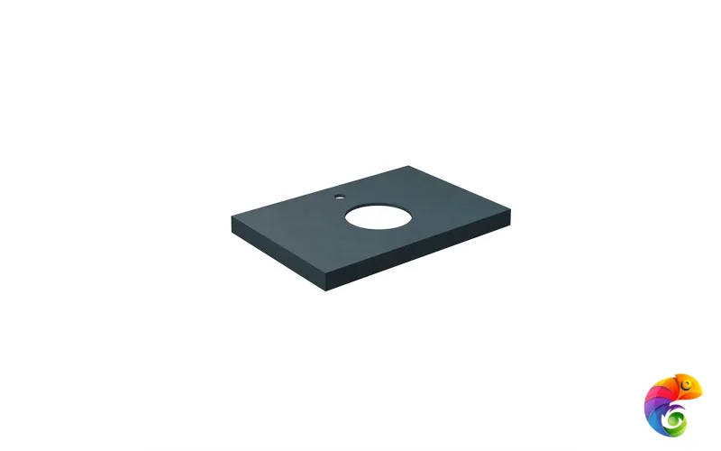 CN70.DD507320R Спец. изделие декоративное из керамогранита Про Чементо 70x48, синий тёмный матовый