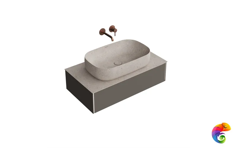 MA.90.1/EGR.M Тумба MAGICA подвесная 90, 1 ящик, вечерний серый матовый