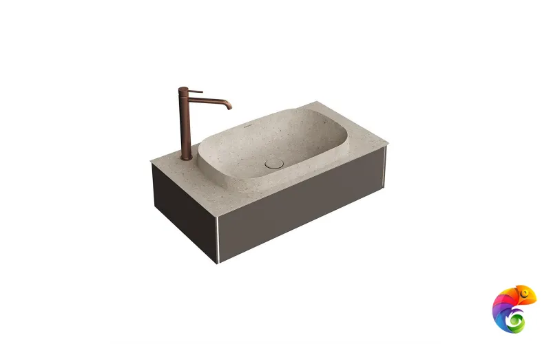 MA.90.1/EGR.M Тумба MAGICA подвесная 90, 1 ящик, вечерний серый матовый