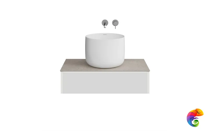 MA.90.1/MGR.M Тумба MAGICA подвесная 90, 1 ящик, утренний серый матовый