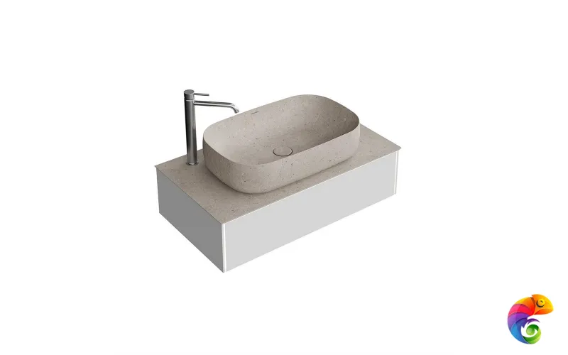 MA.90.1/MGR.M Тумба MAGICA подвесная 90, 1 ящик, утренний серый матовый