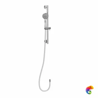 69457KM.21.018 Душевая стойка OLE c ручной круглой лейкой и шлангом, без выхода для подачи воды, хром