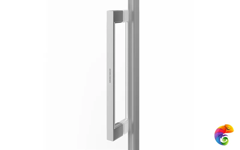 CT.140.1/2.SD.BN Душевая дверь CRISTALLO, раздвижная с функцией soft close, 140х210, брашированный никель, уп-ка 1/2