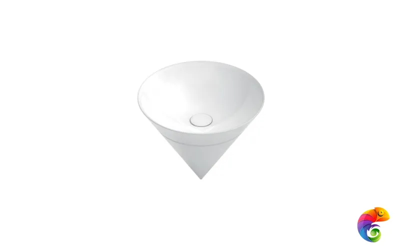 CO.wbi.44 Раковина CONO 44см с бортиком, встраиваемая сверху