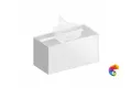 PLB.M.100.2/WHT.V Тумба PLAZA Modern подвесная 100, 2 ящика, белая глянцевая