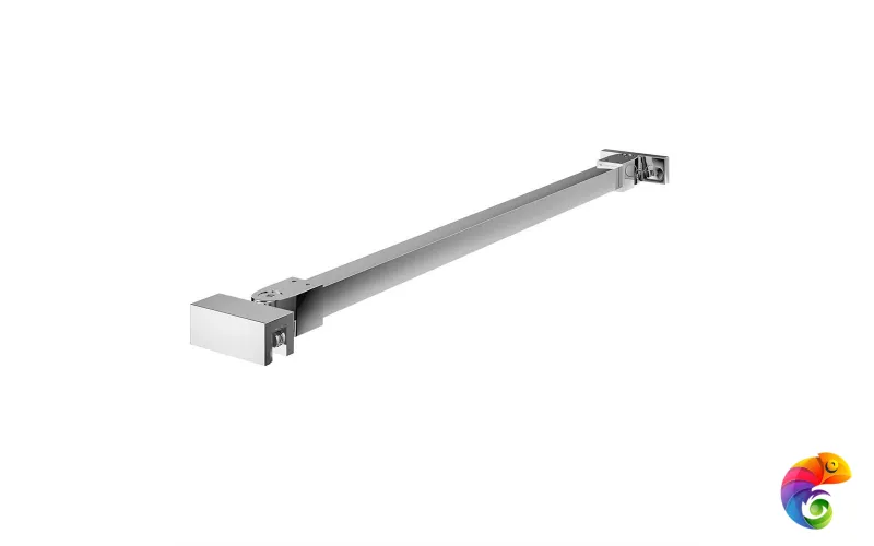 VE.FB250.BSD.CR Фиксатор для стеклянной шторки VETRO, 25 см, хром