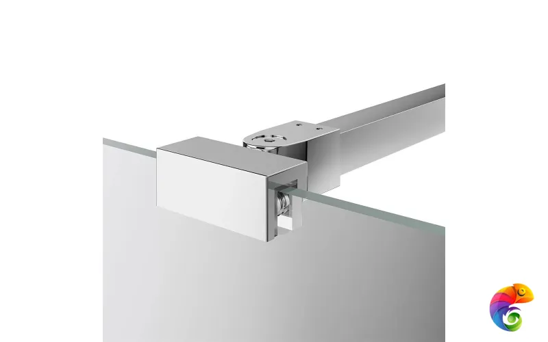 VE.FB250.BSD.CR Фиксатор для стеклянной шторки VETRO, 25 см, хром