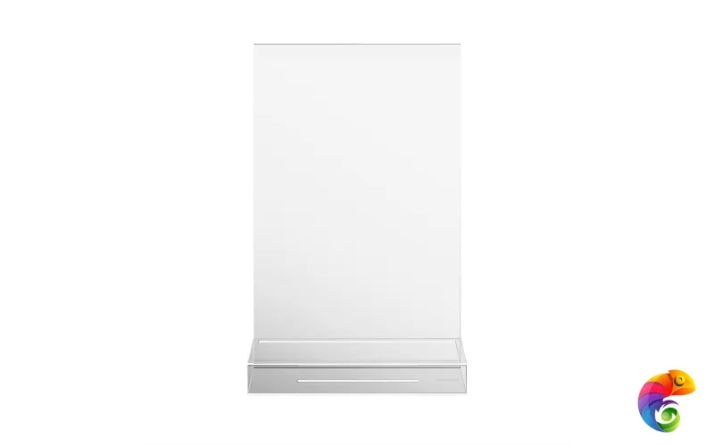 AN.SH.KM.TR Полка Анголо для душевых ограждений, прозрачная