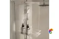 AN.SH.KM.TR Полка Анголо для душевых ограждений, прозрачная