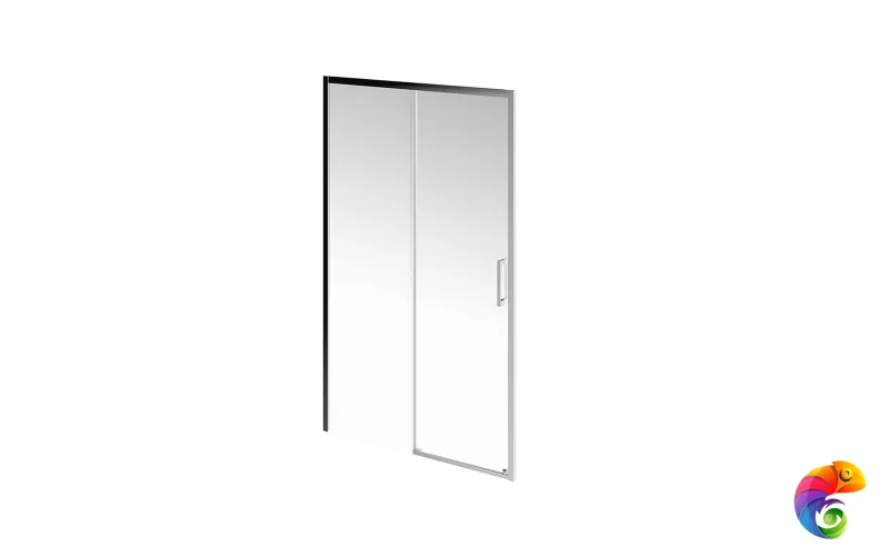 VE.120.SD.CR Душевая дверь VETRO, раздвижная, 120х195, хром
