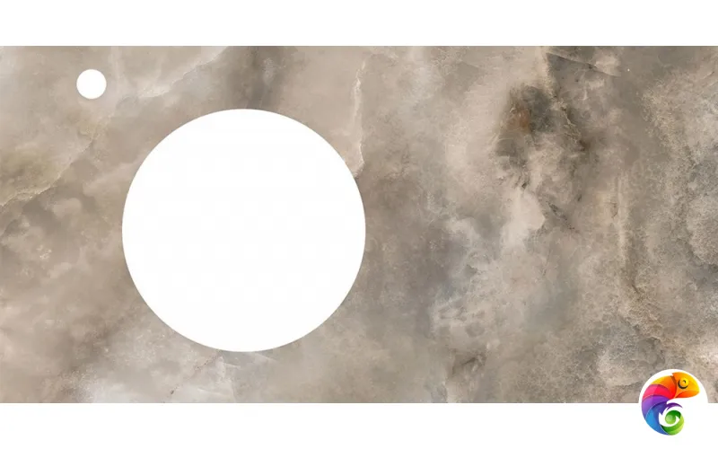 CO2.VT279\97 Спец. изделие декоративное CONO Onice бежевый с отверстием под смеситель