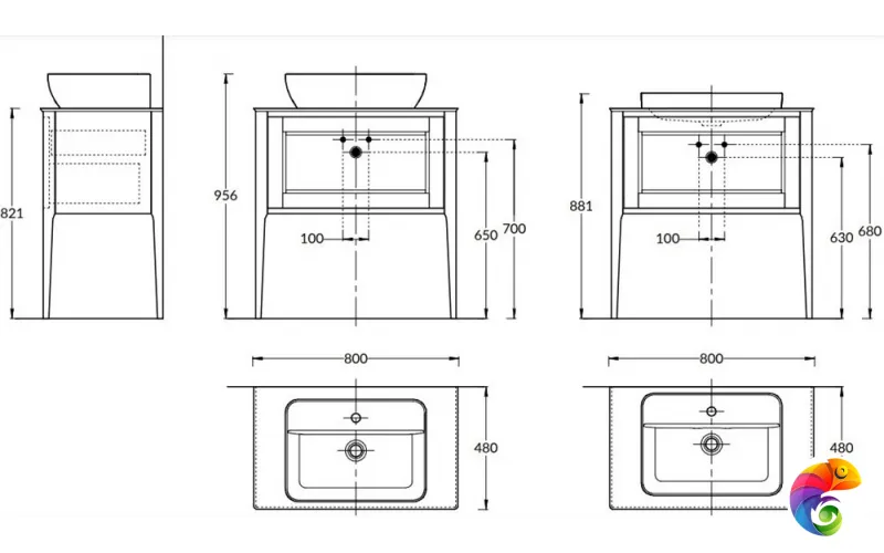 PL.CN.80.1+1\CAP.M Тумба PLAZA Classic NEO напольная 1+1 ящик 80, капучино матовый
