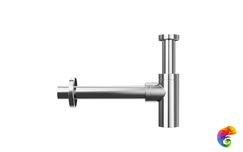 A400 Сифон для умывальника цельнометаллический