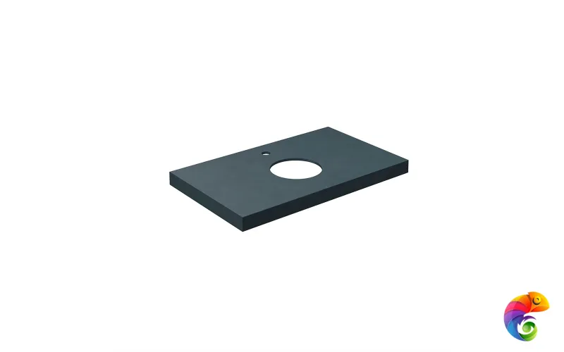 CN80.DD507320R Спец. изделие декоративное из керамогранита Про Чементо 80x48, синий тёмный матовый