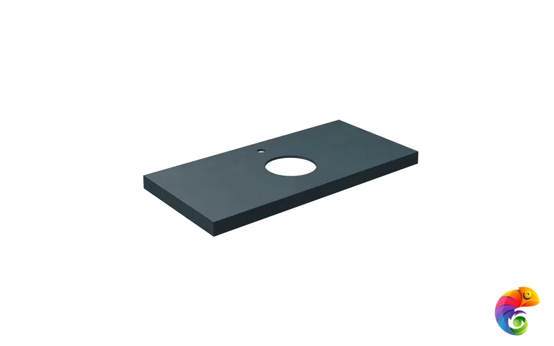 CN100.DD507320R Спец. изделие декоративное из керамогранита Про Чементо 100x48, синий тёмный матовый