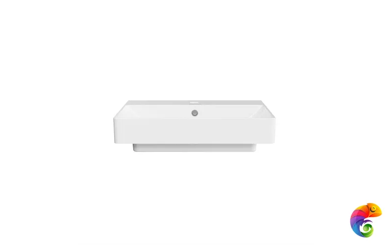 PROR.wb.50 Раковина PRO мебельная/подвесная 50, белая глянцевая