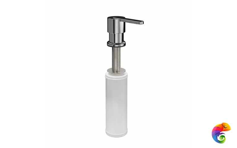 LO.dis.02\CR Дозатор LOGICA для мыла встраиваемый, хром