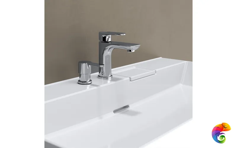 LO.dis.02\CR Дозатор LOGICA для мыла встраиваемый, хром