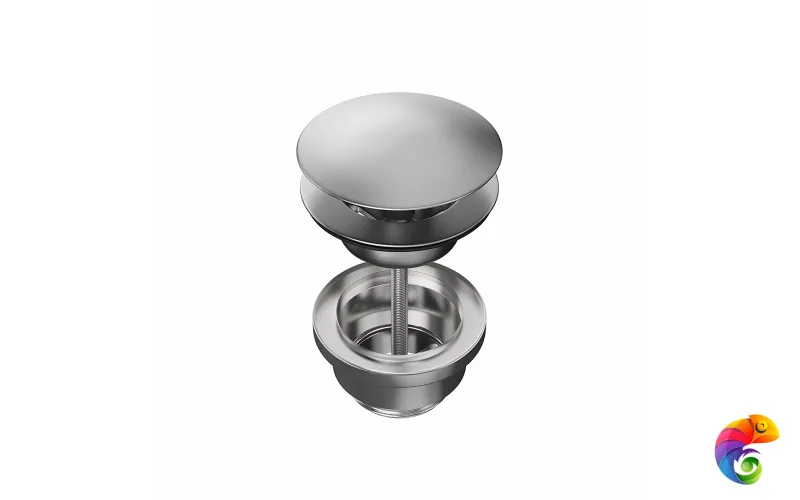 24686KM.50.050 Донный клапан для раковины, нержавеющая сталь