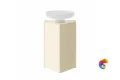 KMCACb50MBt0 Тумба-модуль CARAVAN под раковину со столешницей без боковин, подвесная 50, push, сливочная матовая