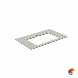 KM6012G0501RP80Ir2 Спец. изделие декоративное для полувстраиваемых раковин Про Чементо 80 см, серый светлый натуральный