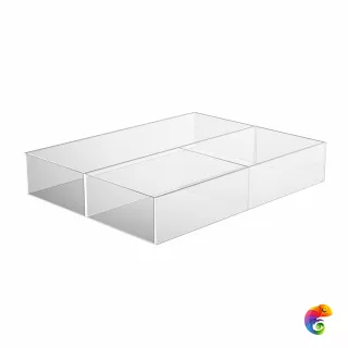 AN.ORG.KM.TR Органайзер без дна Анголо для мебельных ящиков, прозрачный