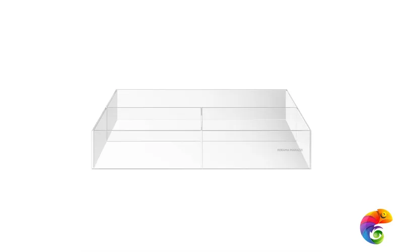 AN.ORG.KM.TR Органайзер без дна Анголо для мебельных ящиков, прозрачный