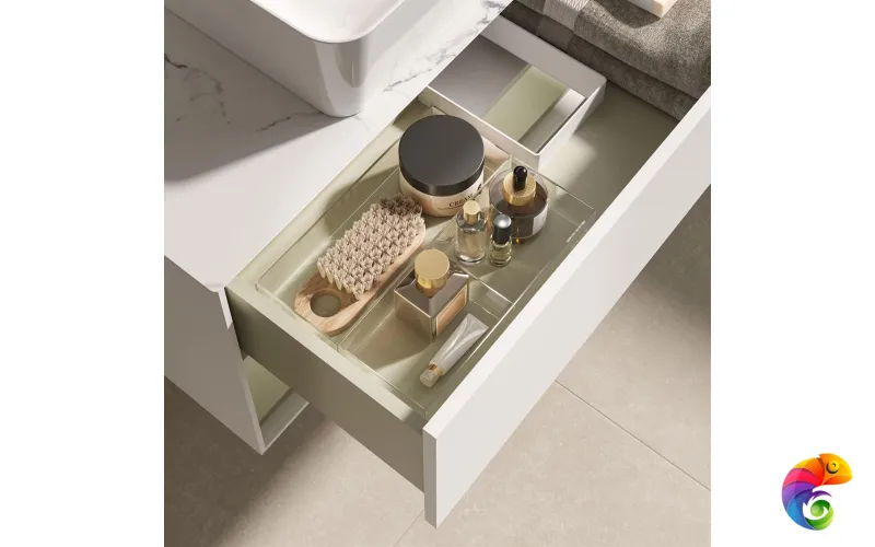 AN.ORG.KM.TR Органайзер без дна Анголо для мебельных ящиков, прозрачный