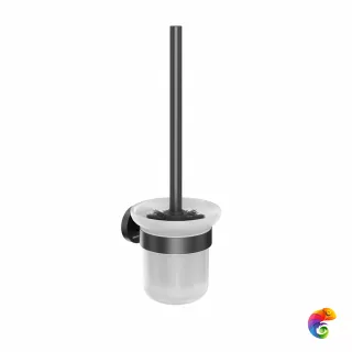 IS.05.KM.BLK.M Ершик для унитаза Isola/Изола настенный, черный матовый