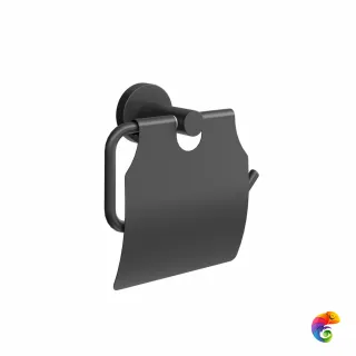IS.07.KM.BLK.M Держатель для туалетной бумаги Isola/Изола настенный, черный матовый