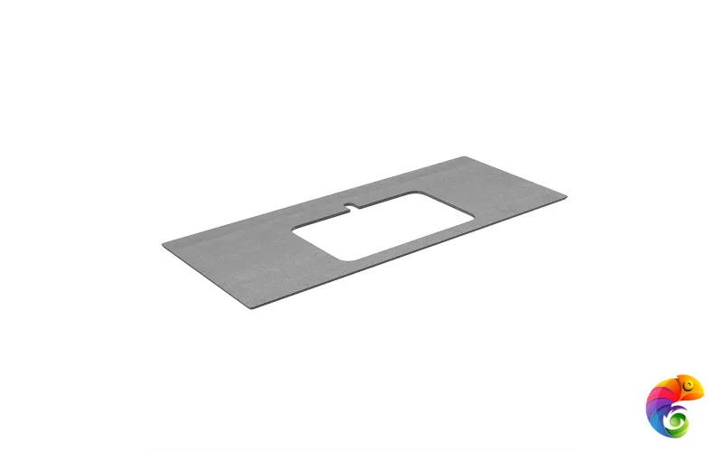 PL2.DD500600R\120 Спец. изделие для раковин, встраиваемых сверху, 120 см Про Дабл антрацит