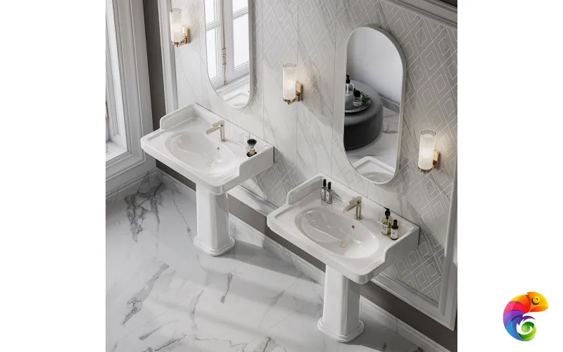 PO.wb.80 Раковина POMPEI 80 с крепежом