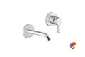 71028EKM.21.018 Смеситель LINEA настенный для раковины, внешняя часть, хром