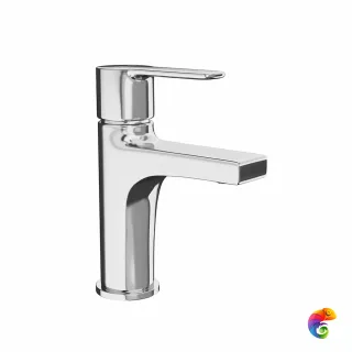 P4CR205ZNKM Смеситель SONATA для раковины без донного клапана, хром