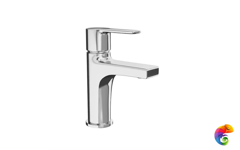 P4CR205ZNKM Смеситель SONATA для раковины без донного клапана, хром