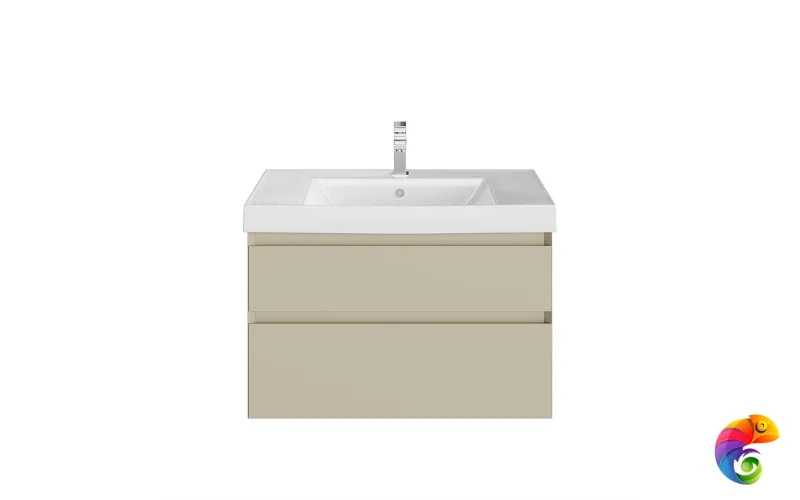 CUB.80.2/LIM Тумба CUBO подвесная с ящиками 80, лимо матовая