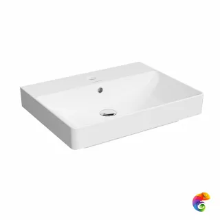 PROR.wb.55 Раковина PRO мебельная/подвесная 55, белая глянцевая