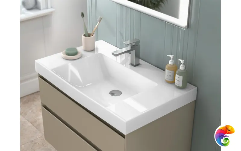 CU.wb.80 Раковина CUBO 80 см с крепежом