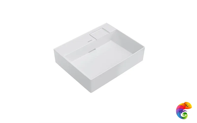 LO.wb.60.0 Раковина LOGICA мебельная\подвесная без отверстий 60, белая глянцевая