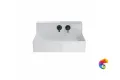 LO.M.wb.65 Раковина LOGICA M мебельная\подвесная cо встроенным смесителем 65, белая глянцевая