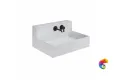 LO.M.wb.65 Раковина LOGICA M мебельная\подвесная cо встроенным смесителем 65, белая глянцевая