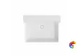 LO.M.wb.65 Раковина LOGICA M мебельная\подвесная cо встроенным смесителем 65, белая глянцевая