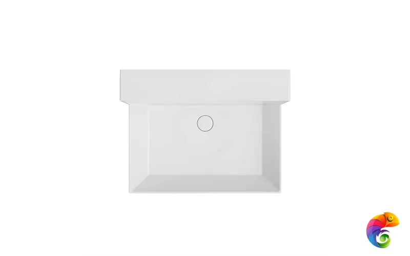 LO.M.wb.65 Раковина LOGICA M мебельная\подвесная cо встроенным смесителем 65, белая глянцевая